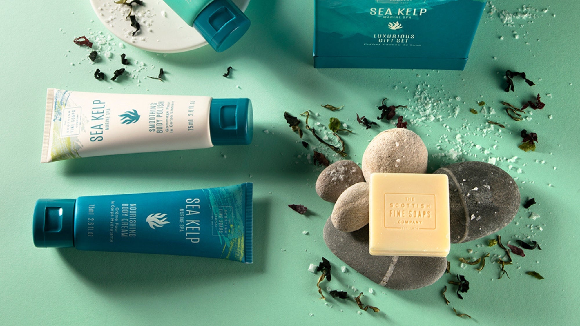 Discover the Benefits of the Scottish Fine Soaps Sea Kelp Range