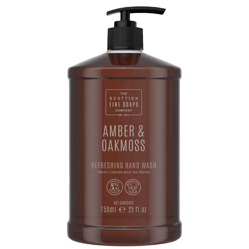 Amber &amp; Oakmoss Refreshing Hand Wash - 750ml