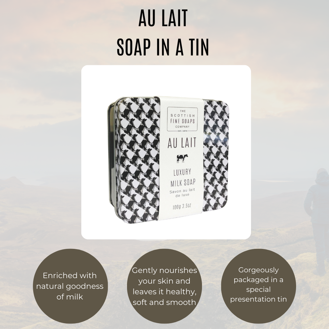 Au Lait Soap In A Tin