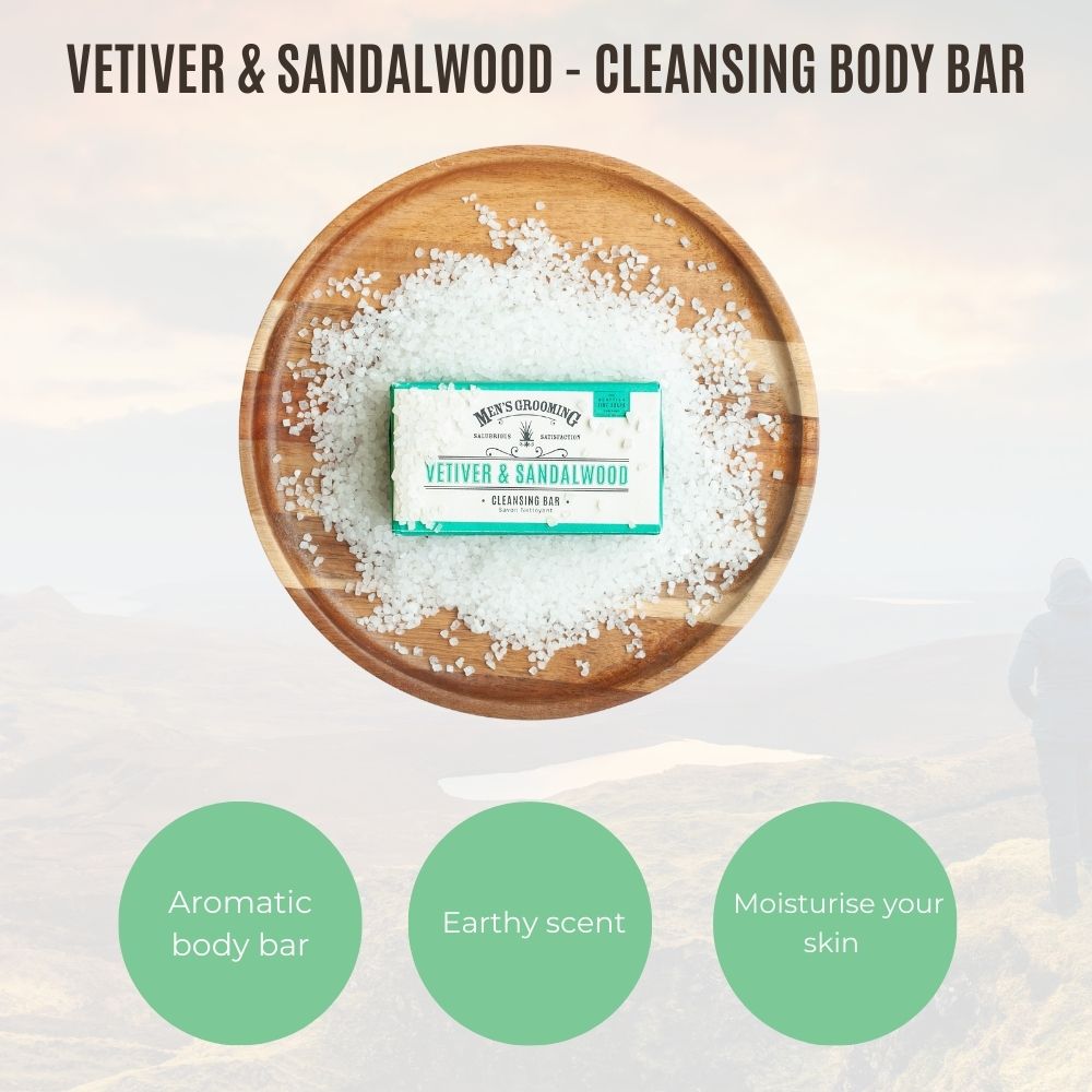 Vetiver & Sandalwood Cleansing Body Bar