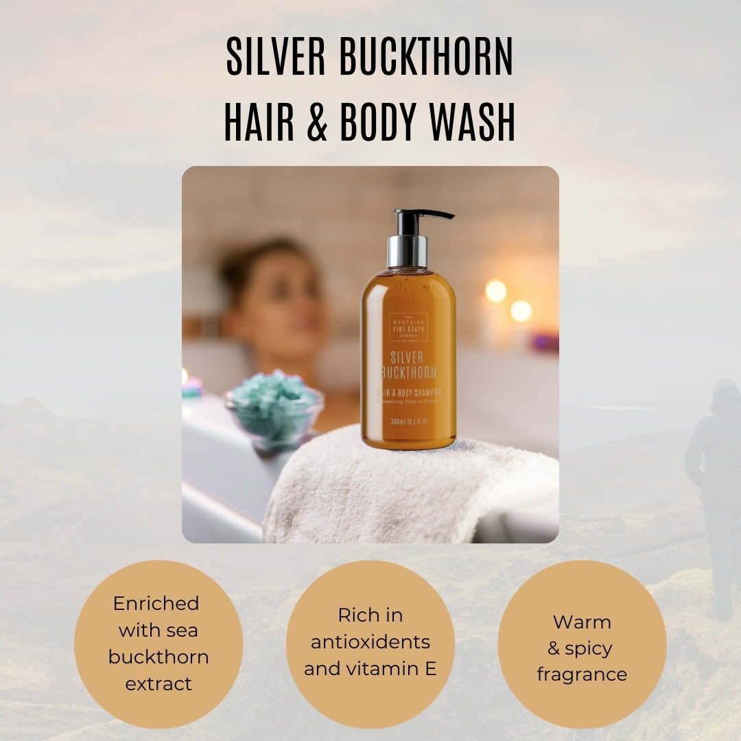 Silver Buckthorn Hair & Body Wash - 300ml