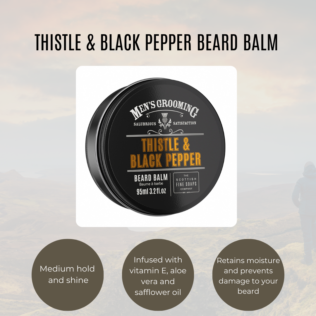 Thistle & Black Pepper Beard Balm 95ml