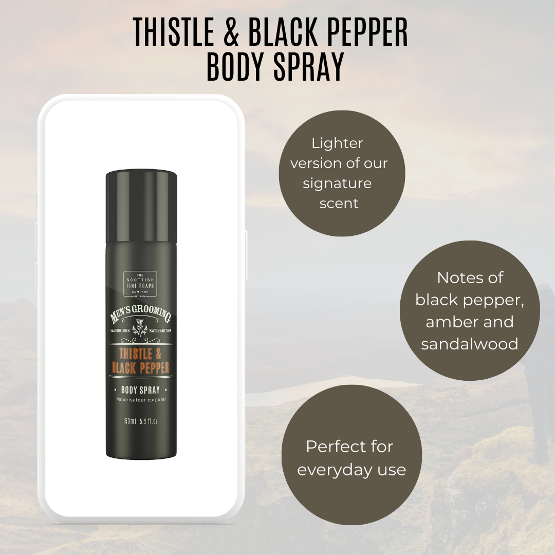 Thistle & Black Pepper Body Spray - 150ml