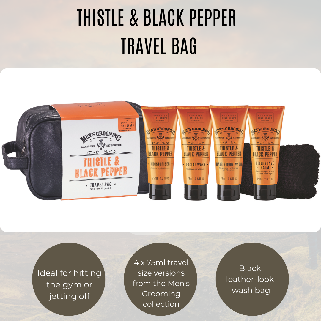 Thistle & Black Pepper Travel Bag