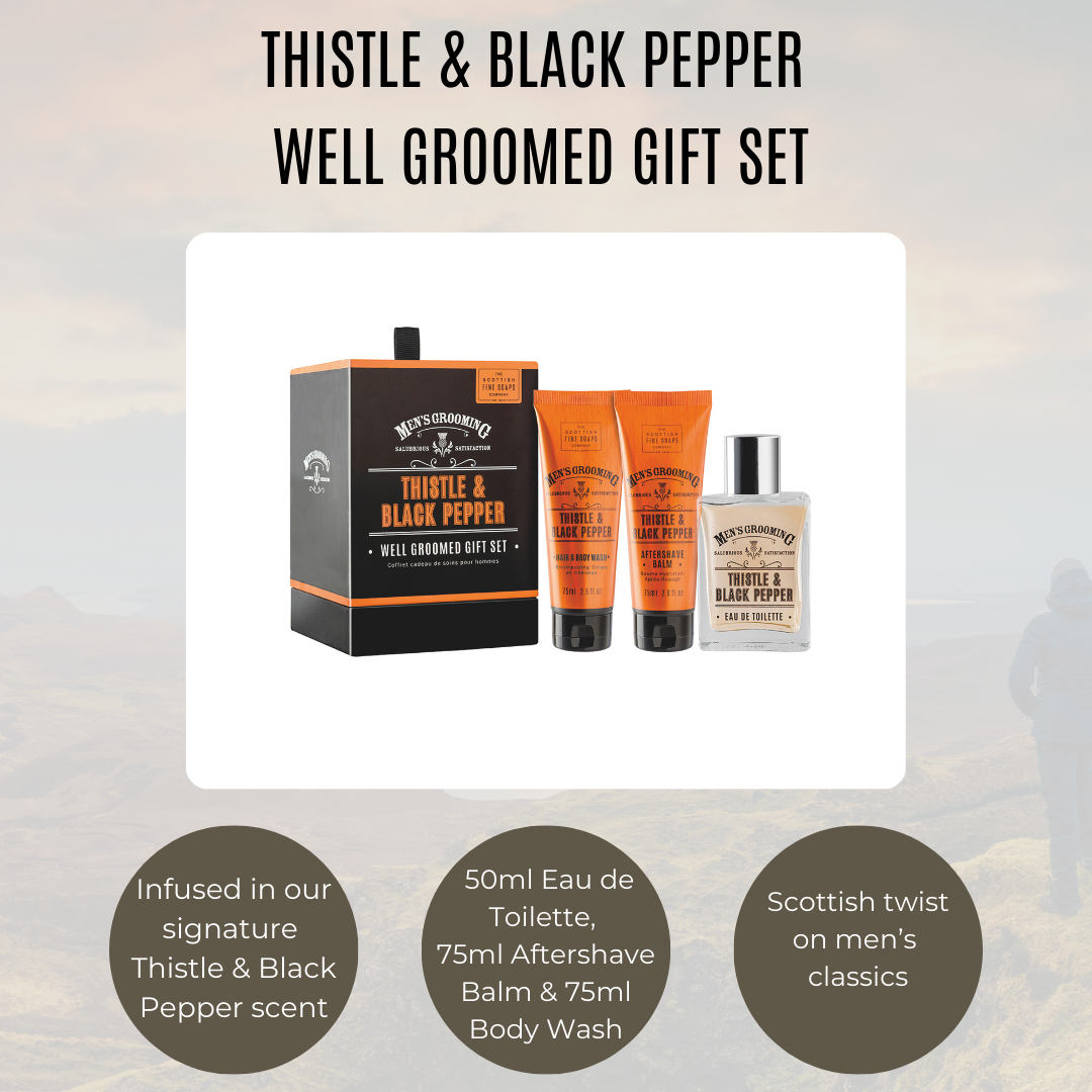 Thistle & Black Pepper Well Groomed Gift Set